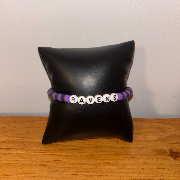 Baltimore Ravens Heishi Bracelet - Picture 1 of 4